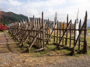 島左近陣跡　竹矢来