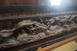 三の丸欄間の彫刻