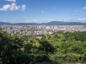 京都市街の眺望
